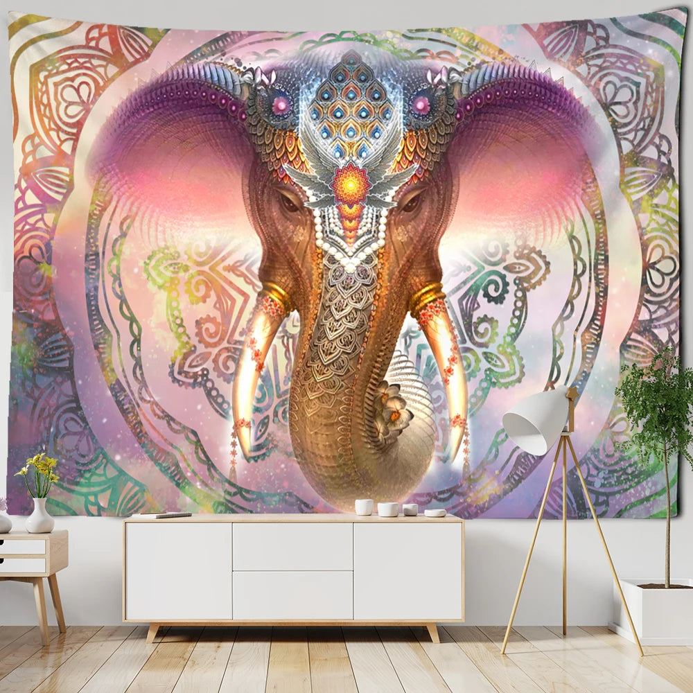 Rainbow Chakra Elephant