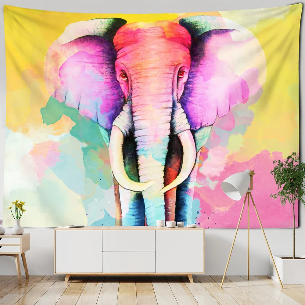 Rainbow Chakra Elephant