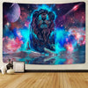 lion tapestry African grassland animals Cartoonwall hanging beach towel thin polyester blanket yoga