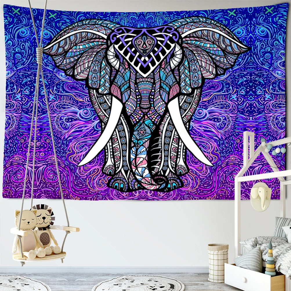 Rainbow Chakra Elephant