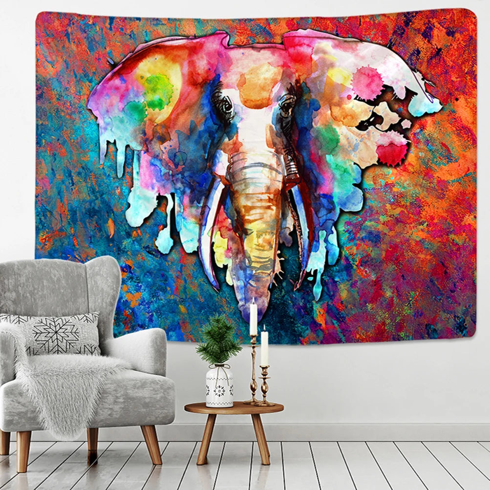 Rainbow Chakra Elephant